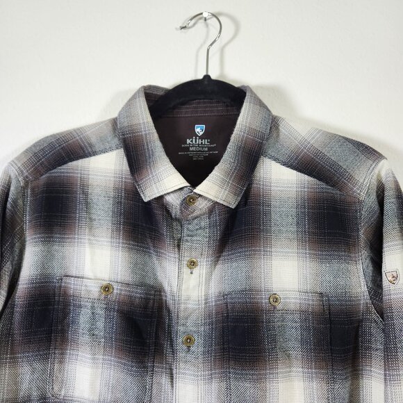 Kuhl Other - KUHL Law Flannel Shirt Men Size Medium Plaid Button Up Long Sleeve Inside Pocket
